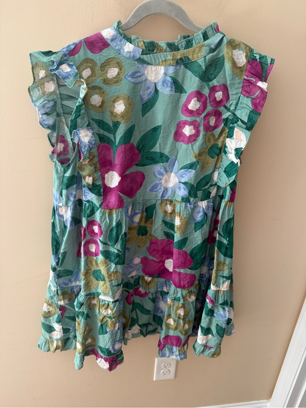 Shop the Mint A True Beauty Sage Green Floral Dress size XL